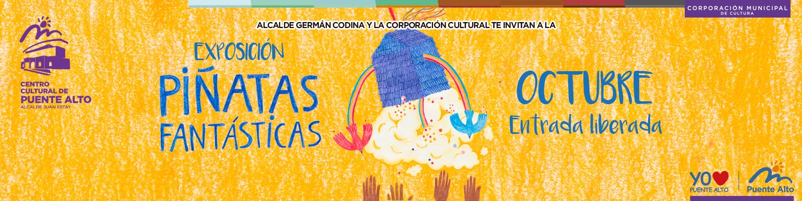 Visita la nueva exposición de nuestro Centro Cultural de Puente Alto. 